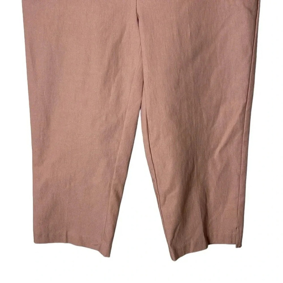 Y2K Bali 🇨🇦,NWT, capri ,blush pink,slim pants,elastic waist band,pull on, - Picture 6 of 8